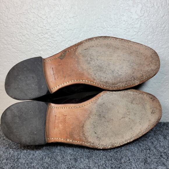 Vtg Johnston & Murphy Heritage Kiltie Tassel Wingtip Loafers Mens 9C Leather USA main image 8